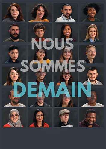 Les étudiants de l'université Jean Monnet de Saint-Etienne pour le projet nous sommes demain